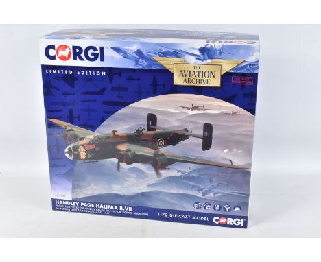 A BOXED LIMITED EDITION CORGI AVIATION ARCHIVE HANDLEY PAGE HALIFAX B.VIII MODEL MILITARY AIRCRAFT, PN230 'Vicky the Vicious 