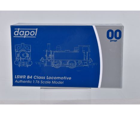 A BOXED DAPOL OO GAUGE LSWR B4 CLASS LOCOMOTIVE, 0-4-0T Southern Green 88, item no. 4S-018-003, appears in new condition with