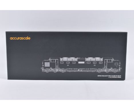A BOXED ACCURASCALE MODEL RAILWAY BRITISH RAILWAYS TYPE 5, Highley Detailed OO Gauge, Class 55 'Deltic' 55018 'Ballymoss', mo