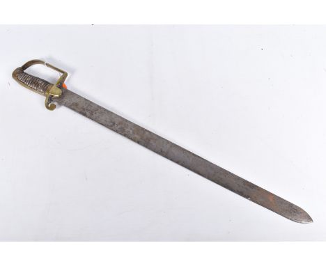 A NINETEENTH CENTURY BRITISH MILITARY TROOPERS SWORD, these swords were produced in the first quarter if the nineteenth centu