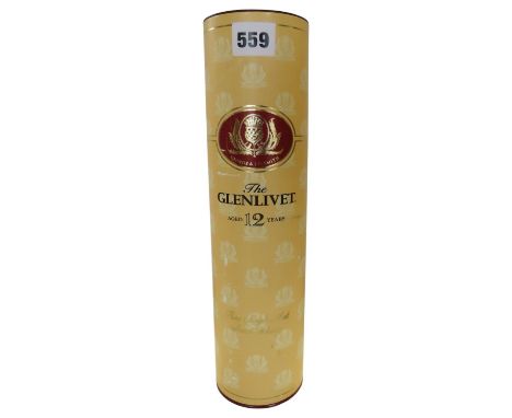 Glenlivet 12 Year Old Single Malt Whiskey, 70cl