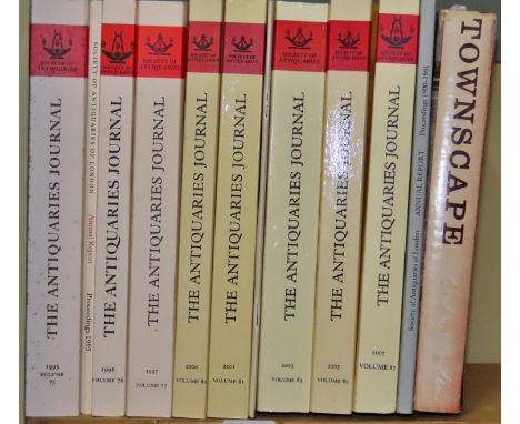 Eight volumes of The Antiquaries Journal (from 1995-2007) 