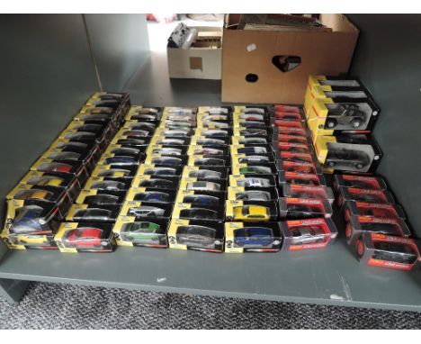 A shelf of Tesco and Asda dieacsts, all boxed, approx 95