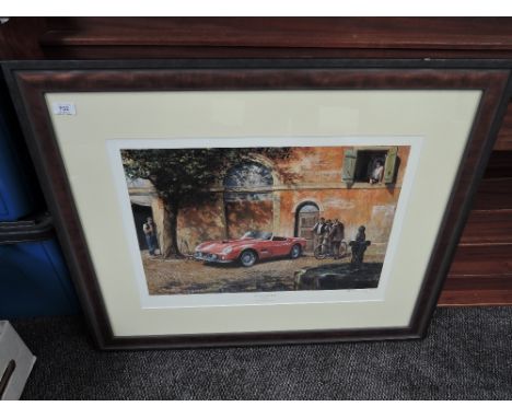 A Limited Edition Framed Print after Alan Fearnley, California Dreaming, numbered 359/850 and signed in pencil, 85cm x 70cm