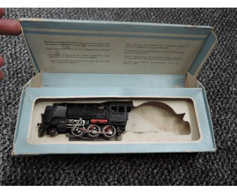 A 1960's Marklin HO 2-6-0 Loco missing tender, boxed 3003