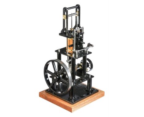 A well-engineered 1 inch scale freelance model of a steam table engine, built by Mr D. Russell of Fraserburgh based on a Wall