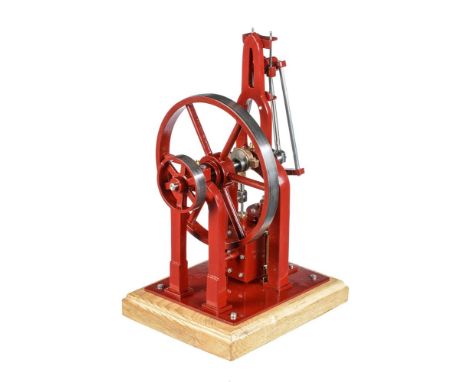 A well engineered freelance model of 'The Steeple' live steam engine, built by Mr D Russell of Frazerburgh based on drawings 
