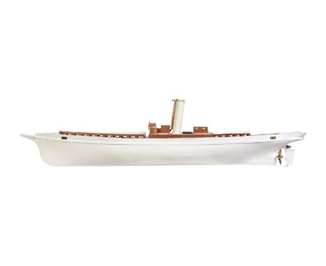 A hand built model of the S.S.Yacht 'Skeandhu', being certificated as No 23 of a limited edition by Marvon Models. The model 