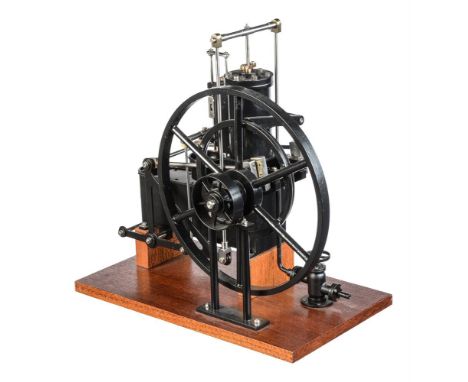 A well-engineered model of a Boulton and Watt Bellcrank steam engine, built by Mr D. Russell of Fraserburgh based on drawings