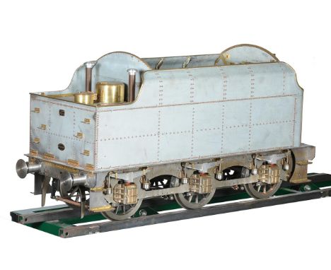 A part built 7 1/4 inch gauge model of a 'Jubilee' locomotive, comprising of chassis plates with internal valve gear, front b