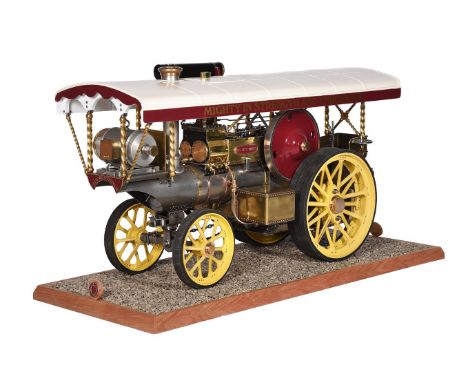 A fine exhibition quality 2 inch scale model of a John Fowler of Leeds Showman's engine 'The Iron Maiden', built by the late 