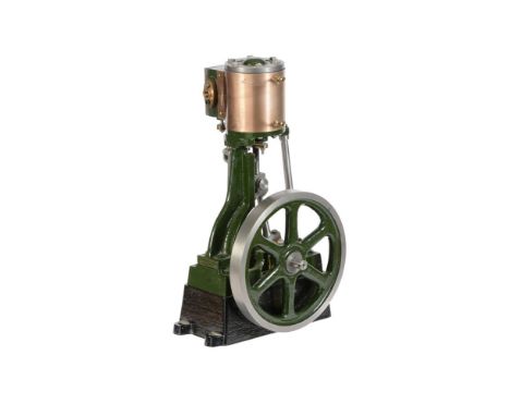 A well engineered model of a Stuart Turner No 1 live steam vertical mill engine, built by the late Mr Tony Dyer of Oxfordshir