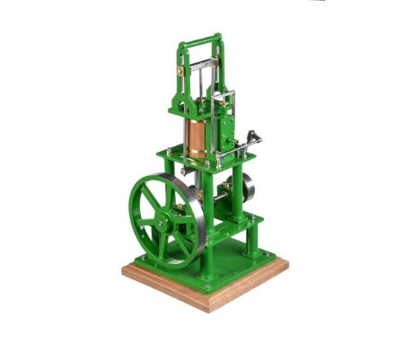 A well-engineered 1 inch scale freelance model of a steam table engine, built by Mr D. Russell of Fraserburgh and based on a 