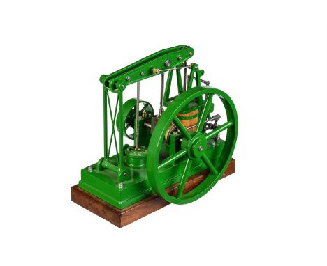 A well-engineered model of a Grasshopper beam engine, built by Mr D. Russell of Fraserburgh from his own research with single