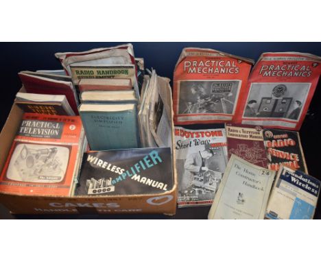 Books and Magazines - Practical Television and Television Times, 1940's and 50's; Bulgin Radio Service manual; other manuals,