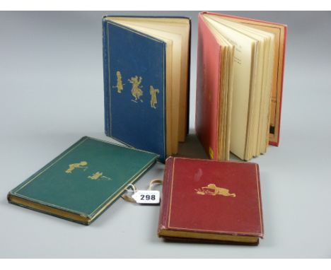 A A Milne four volumes 'The House at Pooh Corner' first published 1928, 'Now We Are Six' first published 1927, 'Winnie the Po