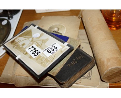 Vintage photograph of Army Pay Office, Preston and Rochdale WWI ephemera