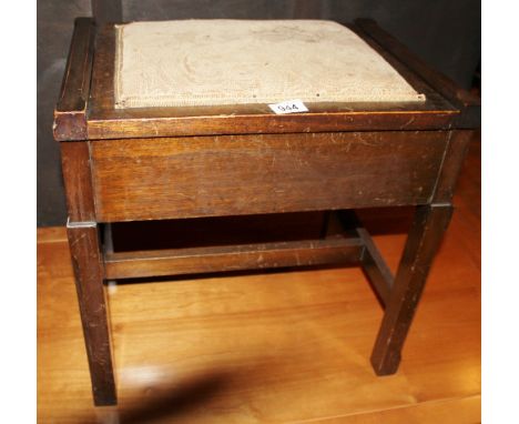 Upholstered piano stool