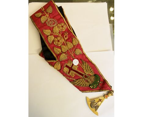 Rose Crux sash