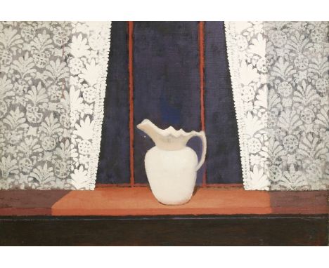 *Lionel Bulmer (1919-1992)'THE WHITE PITCHER'Oil on linen laid down board38 x 54cm*Artist's Resale Right may apply to this lo