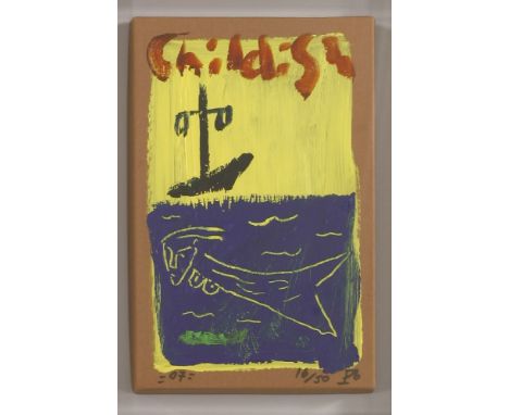 *Billy Childish (b.1959)'THE IDIOCY OF IDEAS' - A HAND-PAINTED BOX CONTAINING THE BOOKSigned with hangman and dated '07, numb