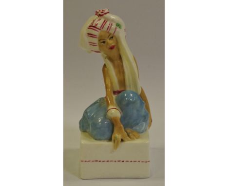 A Royal Worcester figure The Thief, pale skin tone, printed mark to interior, height 12cm
