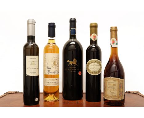 DESSERT WINE - MIXED
Chateau Pajzos Muskotaly Tokaji, 1997 (1x375ml); Chateau Megyer Aszu 5 Puttonyos, Tokaji, 1993 (1x500ml)