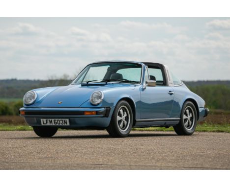 Delightfully presented ex-California 911S Targa in Gemini Blue with Hollywood provenance. Production of the second-generation