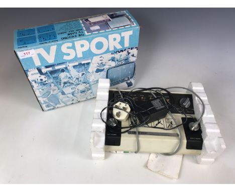 A vintage TV sport game