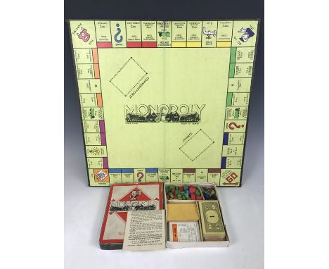 A vintage Monopoly game