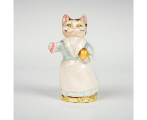 Modeled with white V neck to her dress. This item has its original box measuring 3"L x 3"W x 4.25"H. Beswick backstamp. Artis