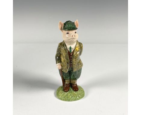Hand painted. In a dignified pose with a walking stick. Gloss finish. Backstamp Beswick England and Sinclairs in black. Issue