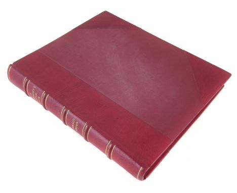 Thorburn, A., A Naturalist's Sketch Book, Longmans, Green &amp; Co., 1919, half red leather, six spine panels, red cloth, teg