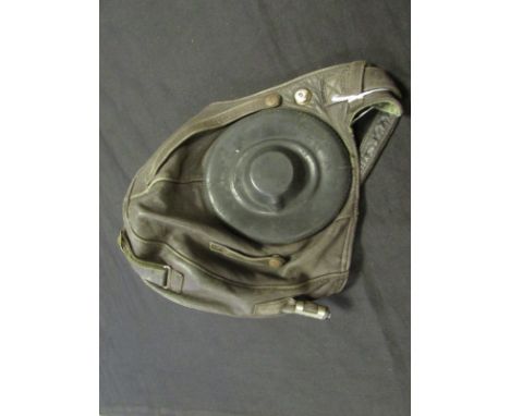 Russian WW2 leather flying helmet