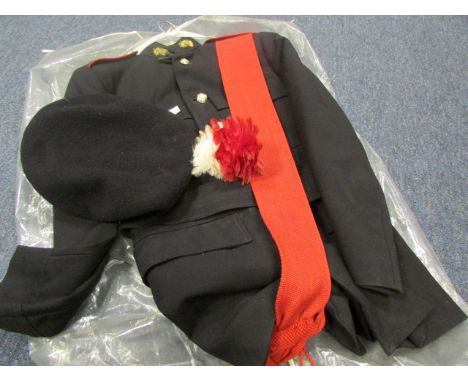 Royal Fusiliers uniform including hat, jacket, trousers and sash