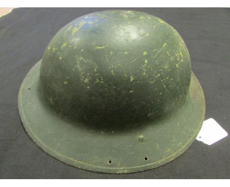 WW1 British brodie helmet nice example with lining and chin strap