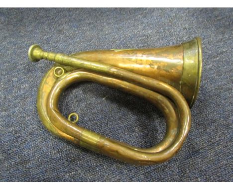 Victorian presentation bugle presented by Captain M C Gavin to bugler W Wilkinson the no surrender volunteer rifle corps 10 M