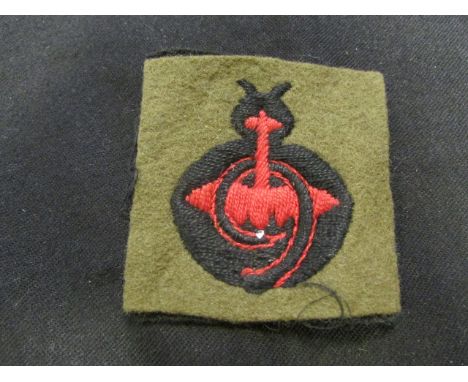 Cloth WW2 9th anti aircraft div patch