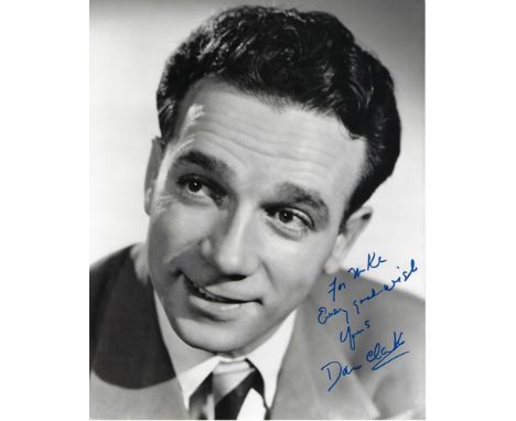 Dane Clark Signed photo black and white 10 x 8 inch. Dedicated For Mike. Inscribed Every good wish, yours. Condition report o