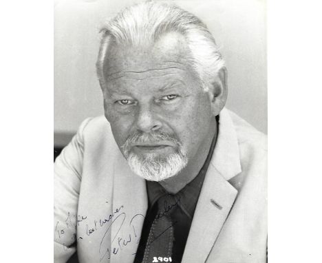 Peter Dyneley Signed photo black and white 10 x 8 inch. From The Executioner. Dedicated To Mike. Inscribed With best wishes, 