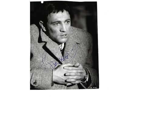 Richard Harris Signed photo black and white 9 x 7 inch. From This Sporting Life. Condition report out of 10, 9. Autograph pas
