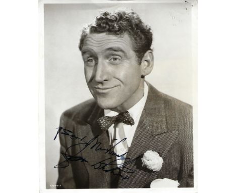 James Whitmore Signed photo black and white 10 x 8 inch. Dedicated. Condition report out of 10, 5. Small smudge at top of 'h'