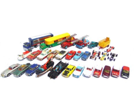 ASSORTED CORGI DIECAST MODEL VEHICLES  circa 1960s-70s, variable condition, generally playworn, all unboxed, (30).