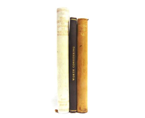 [MISCELLANEOUS]  Butler, Samuel. Erewhon, limited edition 270/300, Gregynog Press, Newtown, 1932, full leather, wood-engraved