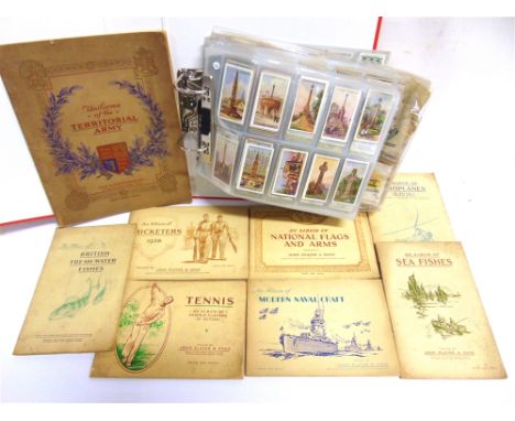 CIGARETTE CARDS - ASSORTED  sets, part sets and odds, (adhesive albums, ring binders, and loose: box).