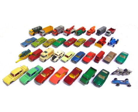 ASSORTED DIECAST MODEL VEHICLES  circa 1960s-70s, by Matchbox, Husky, and others, variable condition, good to playworn, all u