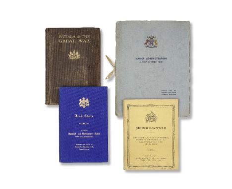 A group of four books and pamphlets relating to Patiala, Jind and Nabha Printed variously in London, Lahore, Jind and Patiala
