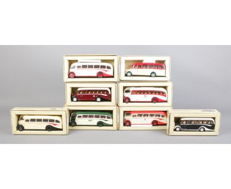 Eight boxed Corgi 'Classic Commercial' vehicles, to include 98161 AEC Regal Eastern Counties, 98164 Bedford OB Edinburgh and 