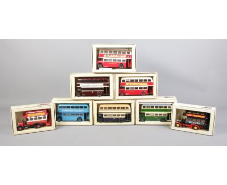 Eight boxed Corgi 'Classic Commercial' vehicles, to include 97209 Guy Arab Bus, 96989 Thorneycroft Bus General and 97204 Cove
