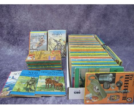 A Collection of Ninety-Eight Vintage Ladybird Books, all first edition, mainly with dustwrappers, to include 'Flight Two: Can